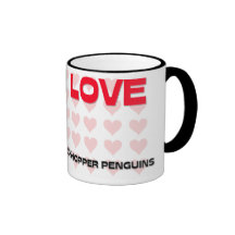 J'aime des pingouins de Rockhopper Mug À Café