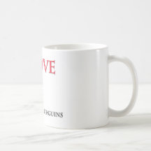 J'aime des pingouins de Rockhopper Tasse