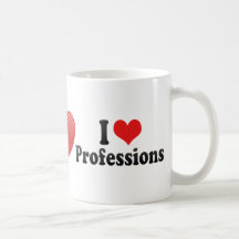 J'aime des professions tasse