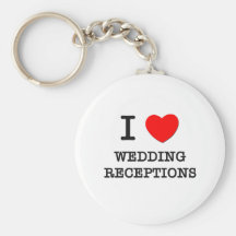 J'aime des réceptions de mariage porte-clef