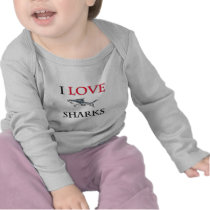 J'aime des requins t-shirts