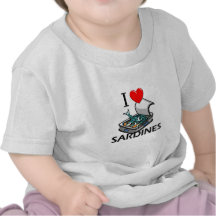 J'aime des sardines t-shirts