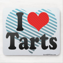 J'aime des tartes tapis de souris