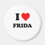 J'aime Frida Aimant Pour Réfrigérateur