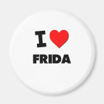 J'aime Frida Magnets