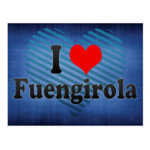 J'aime Fuengirola, Espagne Carte Postale