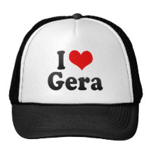 J'aime Gera, Allemagne. Ich Liebe Gera, Allemagne Casquette