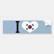 J'aime Hanguk Adhésifs Pour Voiture