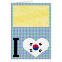 J'aime Hanguk Carte De Vœux