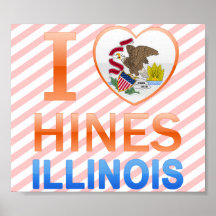 J'aime Hines, IL Posters