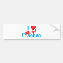 J'aime I Moyennes-Franconies love Autocollant Pour Voiture
