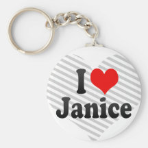 J'aime Janice Porte-clé