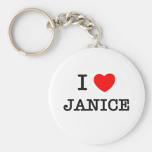 J'aime Janice Porte-clefs