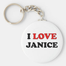 J'aime Janice Porte-clefs