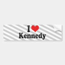 J'aime Kennedy Autocollant Pour Voiture