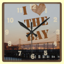 J'aime la baie ! horloges murales