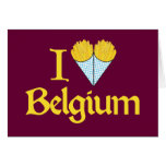 J'aime la Belgique Carte De Vœux