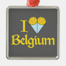 J'aime la Belgique Décoration Pour Sapin De Noël