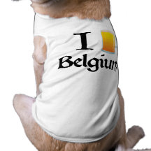 J'aime la Belgique Manteau Pour Chien