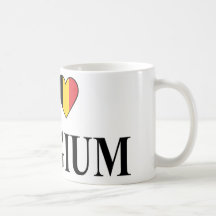 J'aime la Belgique Mugs À Café