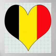 J'aime la Belgique Posters