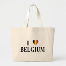 J'aime la Belgique Sac Fourre-tout