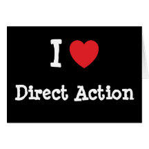 J'aime la coutume de coeur d'action directe person cartes