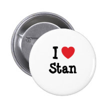 J'aime la coutume de coeur de Stan personnalisée Badges