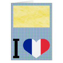 J'aime la France Cartes De Vœux