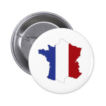 J'aime la France Pin's Avec Agrafe