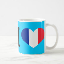 J'aime la France Tasse À Café