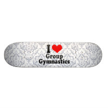 J'aime la gymnastique de groupe skateboards personnalisés
