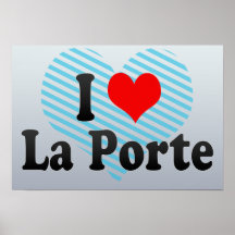 J'aime la La Porte, Etats-Unis Posters