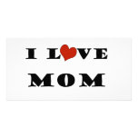 J'aime la maman cartes avec photo