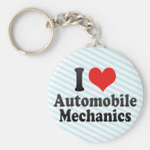 J'aime la mécanique d'automobile porte-clés