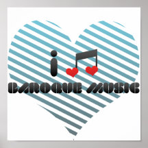 J'aime la musique baroque posters