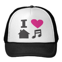 J'aime la musique de maison casquette