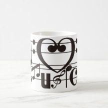 J'AIME LA MUSIQUE MUGS À CAFÉ