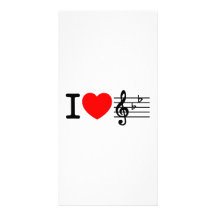 J'aime la musique photocartes