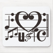 J'AIME LA MUSIQUE TAPIS DE SOURIS