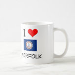 J'aime la Norfolk la Virginie Tasse