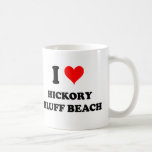 J'aime la plage le Connecticut de bluff d'hickory Mugs À Café