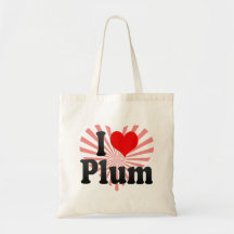 J'aime la prune, Etats-Unis Sacs En Toile