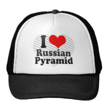 J'aime la pyramide russe casquettes