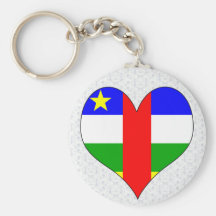 J'aime la république centrafricaine porte-clés