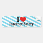 J'aime la sécurité d'Internet Adhésif Pour Voiture
