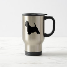 J'aime la tasse de voyage de Westies