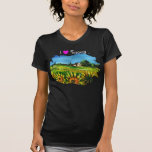 J'AIME LA TOSCANE ET LES TOURNESOLS T-SHIRT