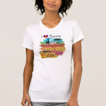 J'AIME LA TOSCANE ET LES TOURNESOLS T-SHIRT