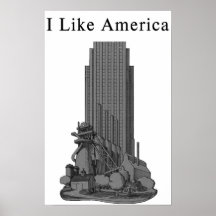 J'aime l'affiche de l'Amérique